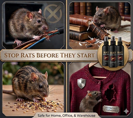 Rat Repellent Spray - Safe,Effective & Eco-friendly