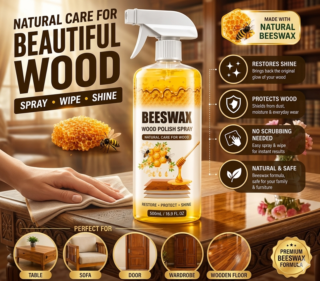 Wood Polish Spray Restore Shine Protect Furniture Buy 1 Get 1 Free