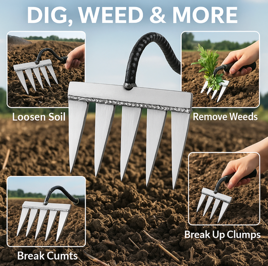 Five Teeth Weeding Tool - 50 % Off
