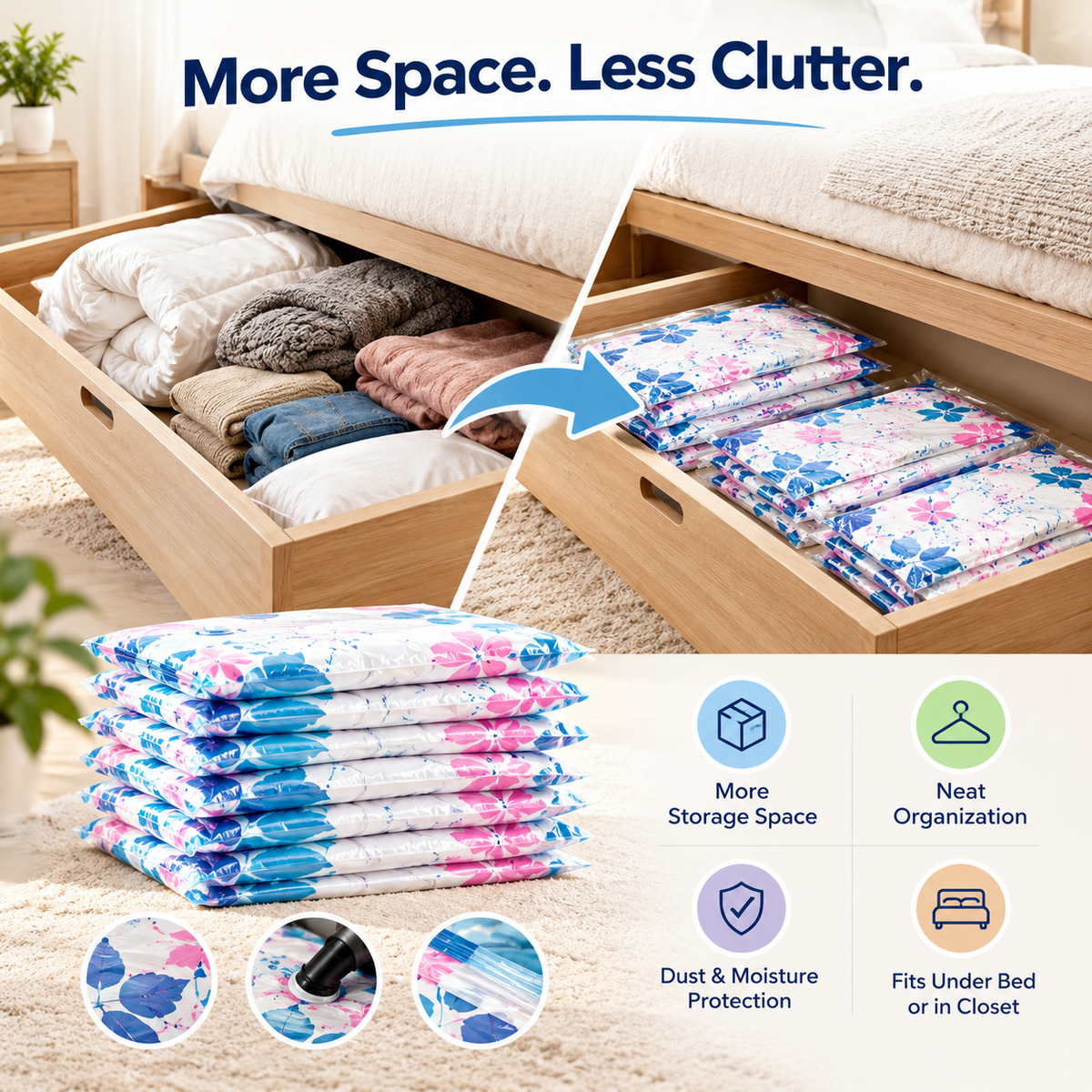 Vacuum Storage Bags — Now 50% OFF!🎁