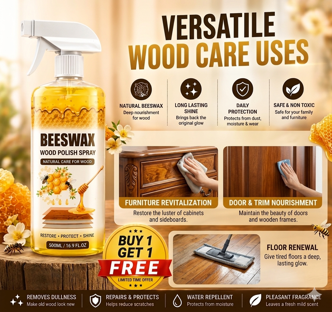 Wood Polish Spray Restore Shine Protect Furniture Buy 1 Get 1 Free