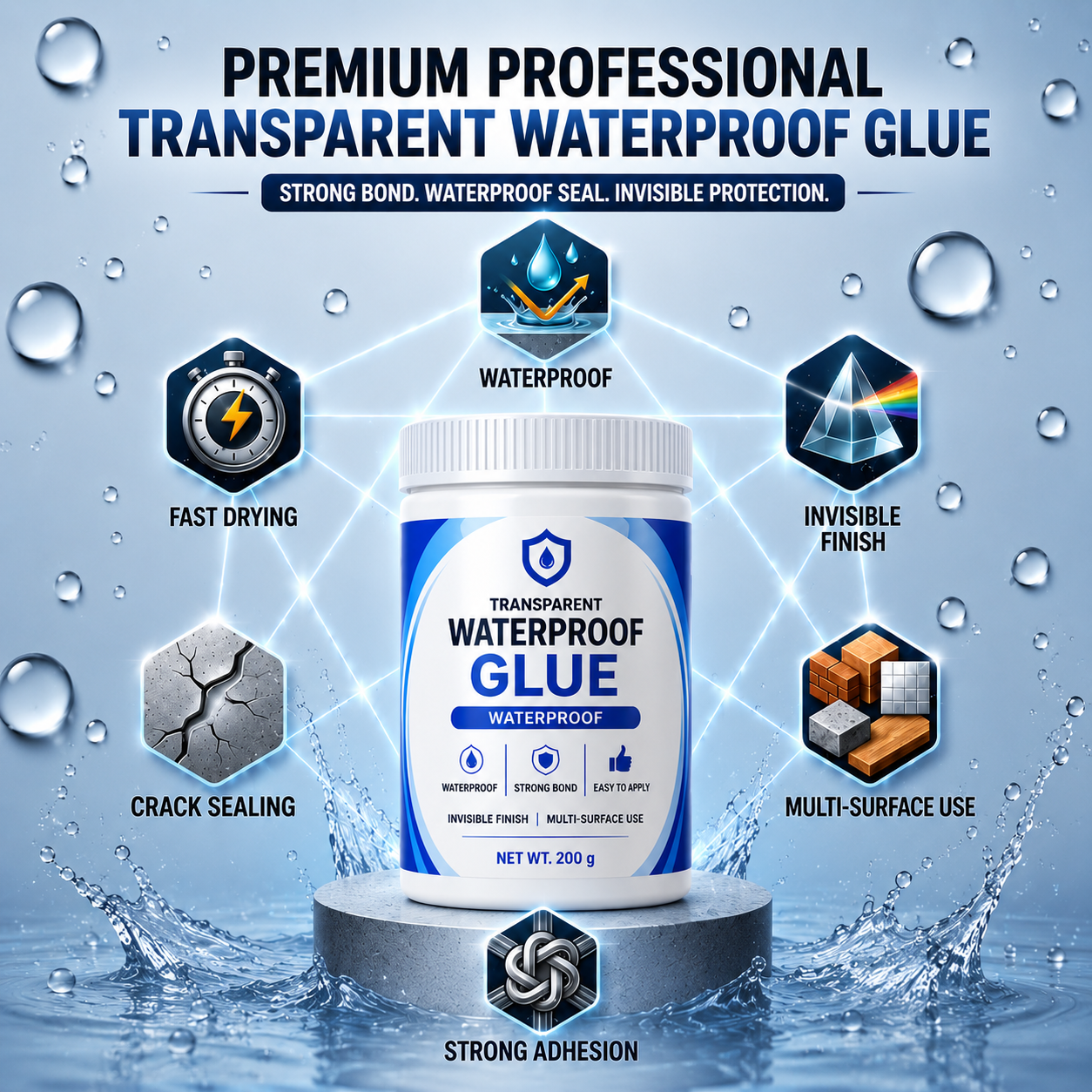 India's #1 Leak-Stopping Waterproof Glue-Buy 1 Get 1 Free-