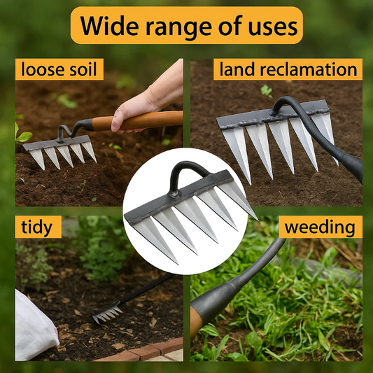 Five Teeth Weeding Tool